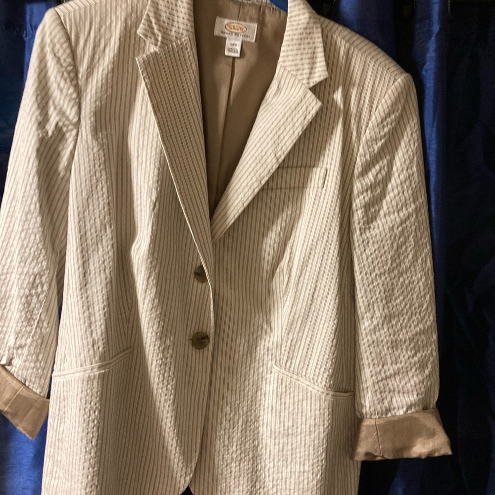 Talbots womens blazer womens 14p
